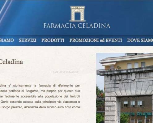 Creazione sito web Farmacia Celadina (Bergamo)