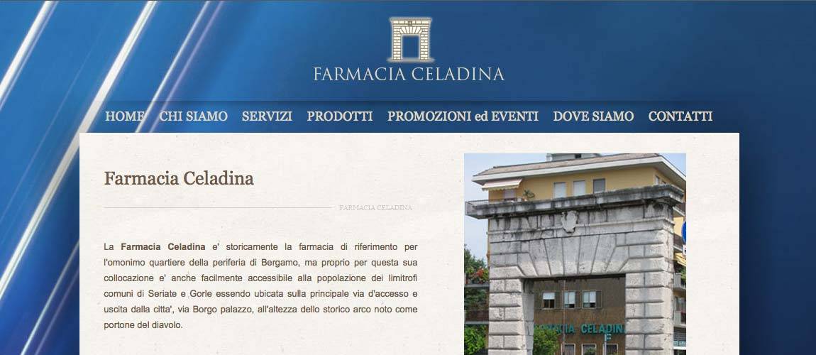 Creazione sito web Farmacia Celadina (Bergamo)