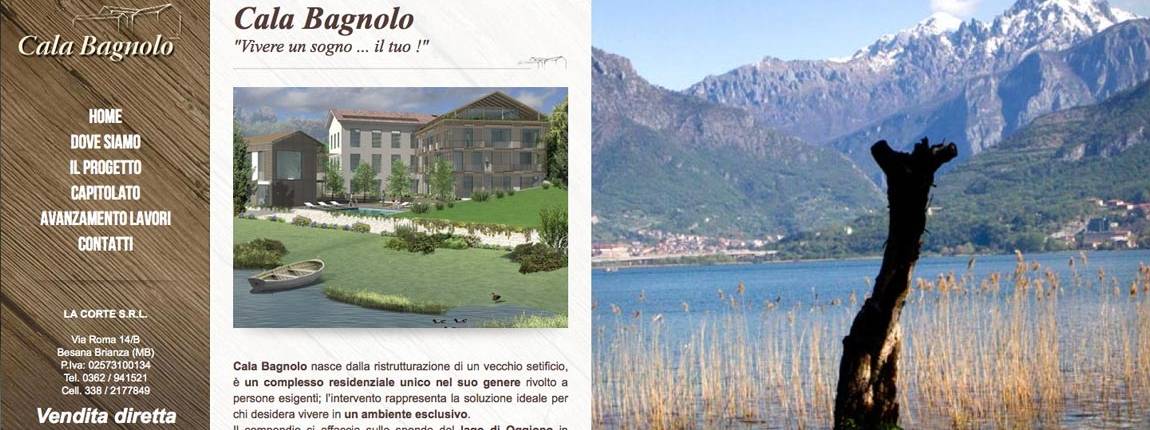 Creazione sito web Cala Bagnolo, progetto immobiliare