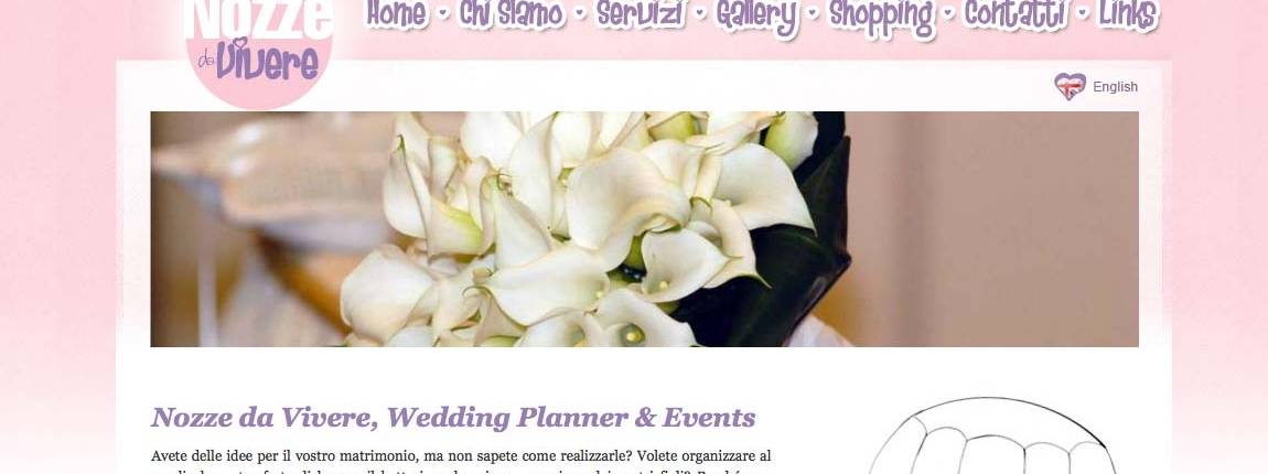 Sito web wedding planner