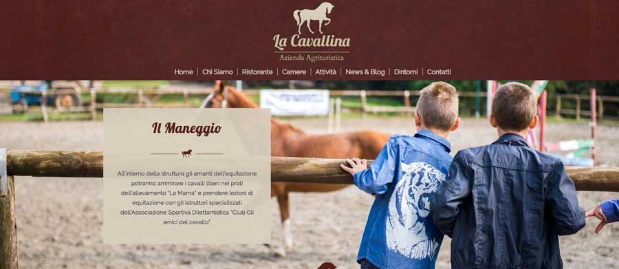 sito web agriturismo