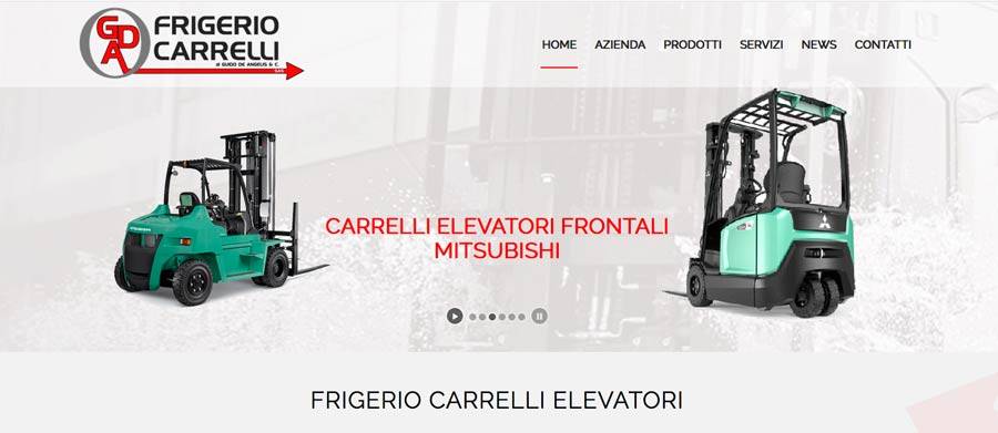 Realizzazione sito web Frigerio Carrelli
