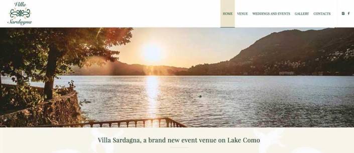 Realizzazione sito internet Lago di Como