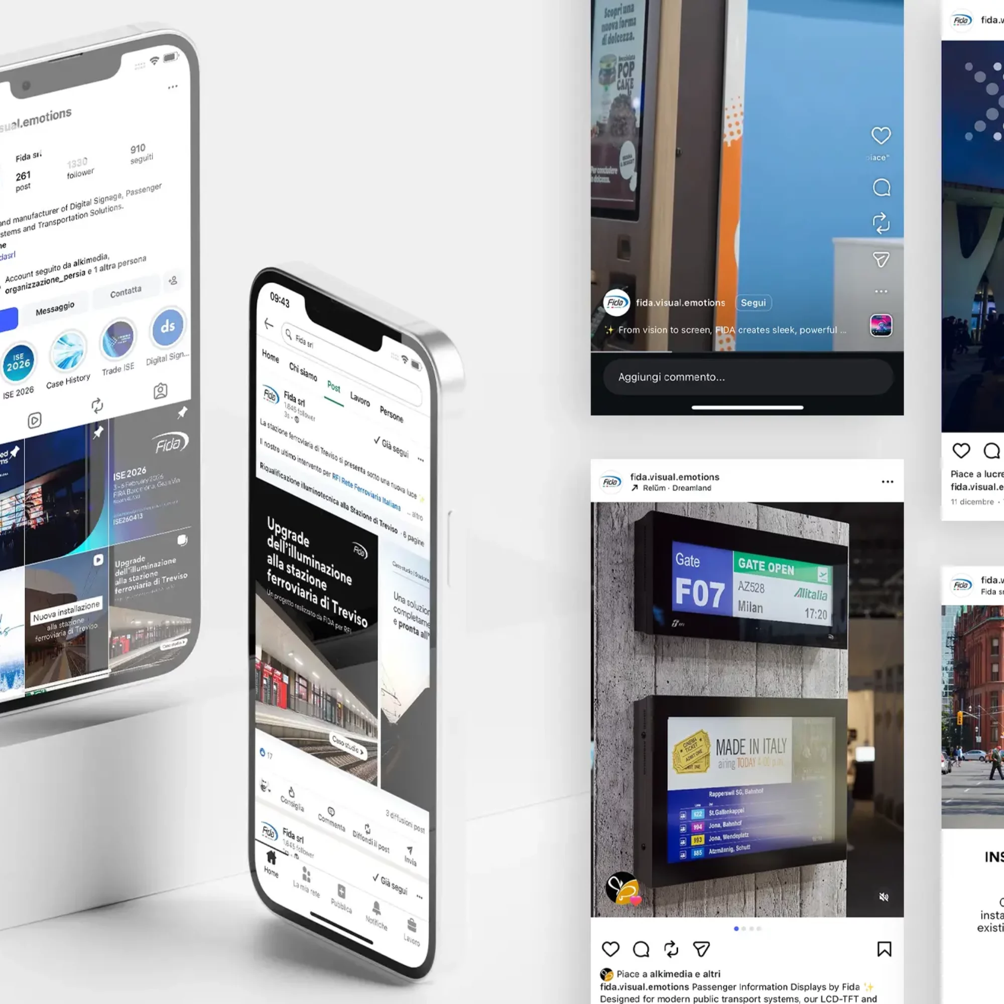 siti web aziendali integrazione social