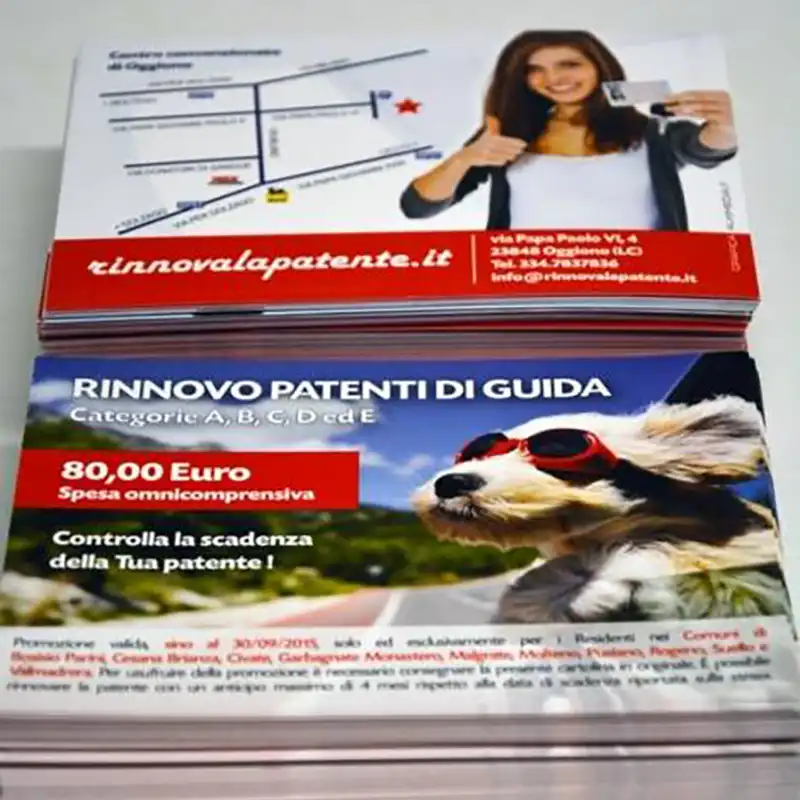 stampa cartoline digitale