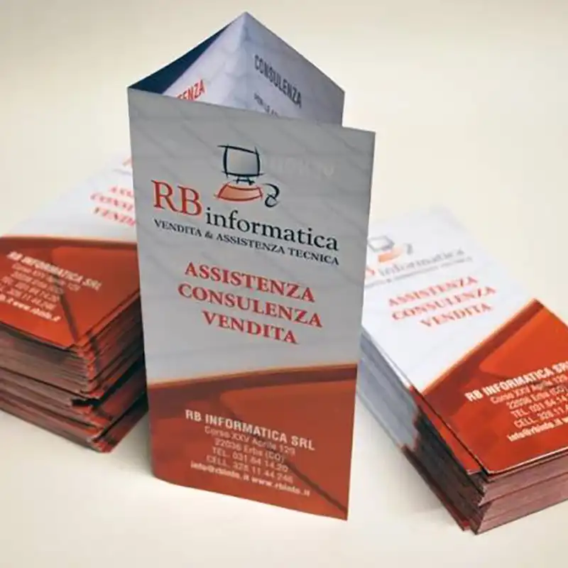 stampa pieghevoli Lecco