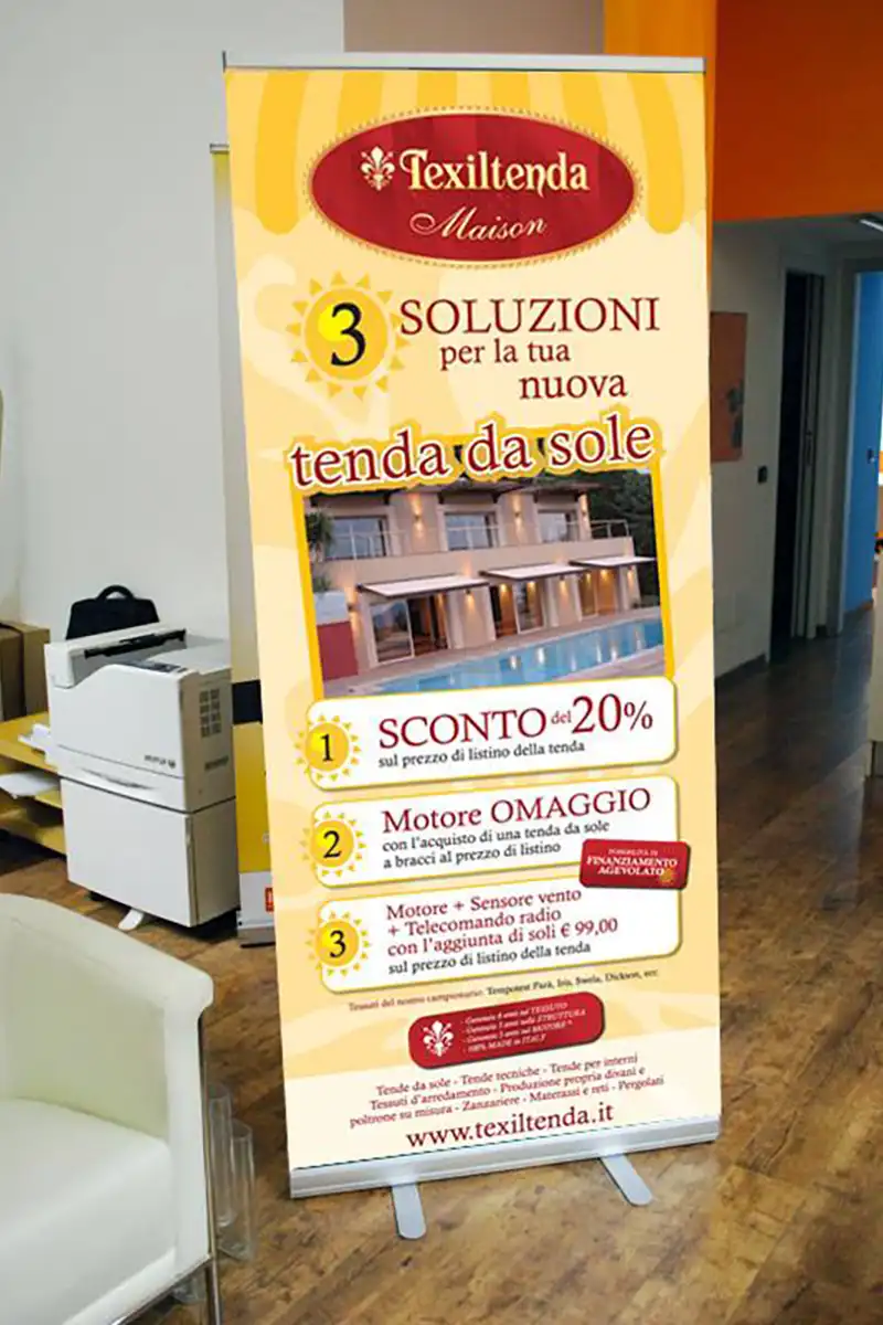 stampa roll up Monza