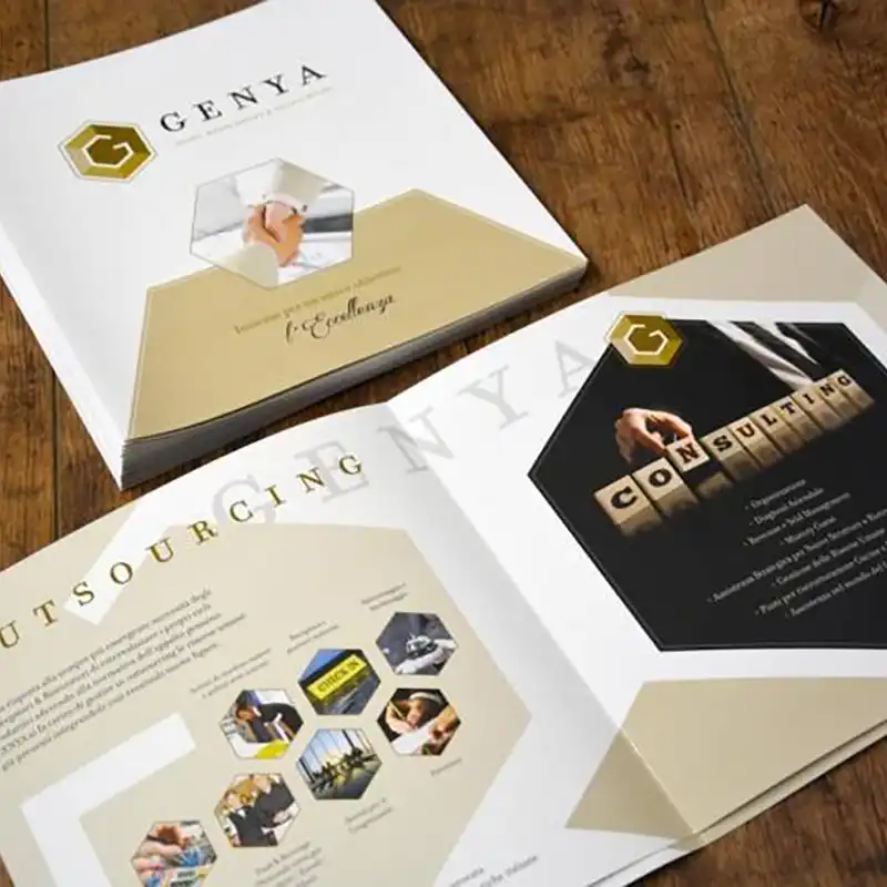 studio grafico pieghevoli Erba